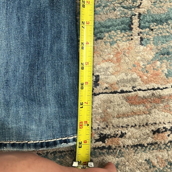 Women’s rock revival jeans, Elaina boot cut 30×33 - Picture 4 of 11